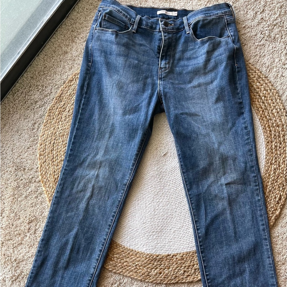 Levi's 505 5pkt straight leg jeans-32 - Picture 9 of 12